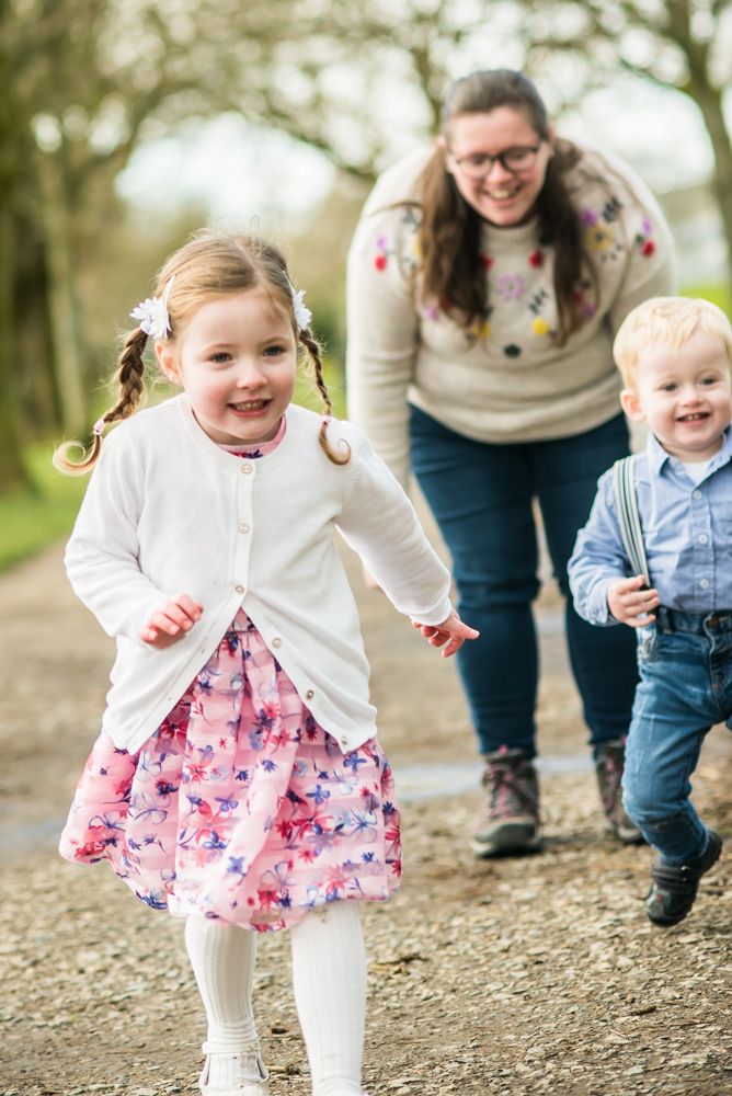 Family race, family photographer Cumbria