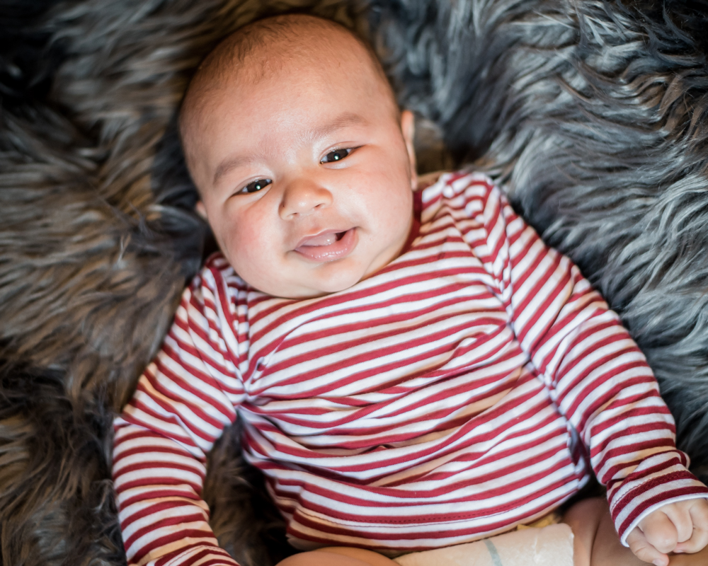Laughing baby, newborn photographers Carlisle