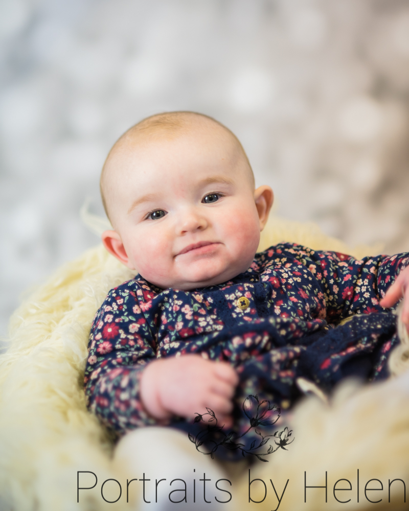 Smiling for camera - newborn photographer Carlisle