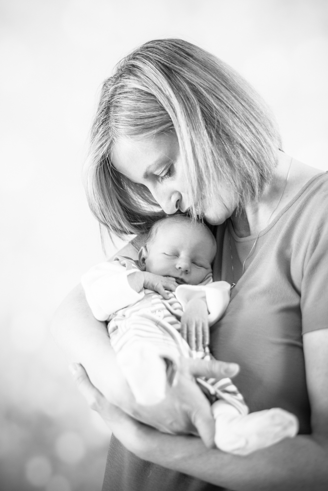 Mama kisses, Carlisle newborn photography