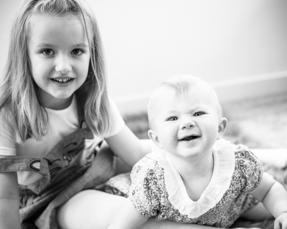 Smiling cousins, wigton baby photographer