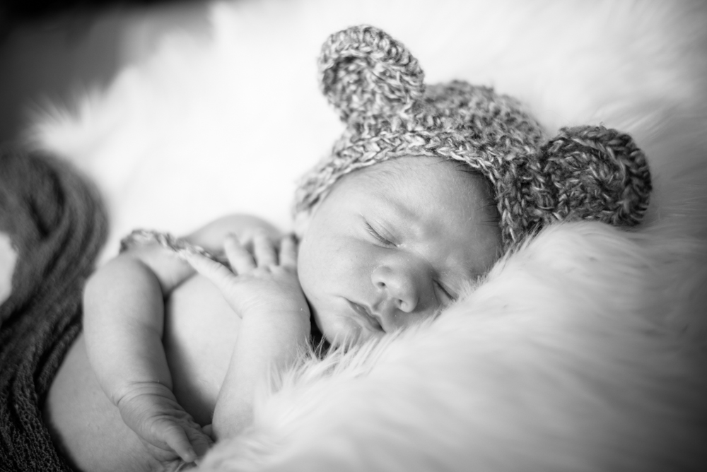 Baby in hat, newborn portraits Lake District