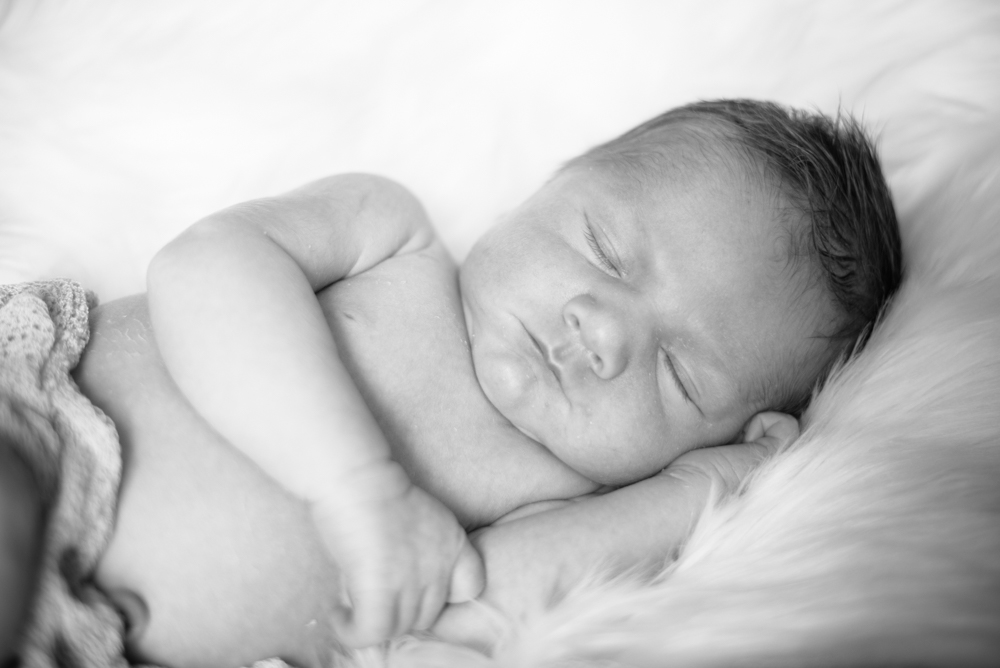 Black and white newborn portraits, Cockermouth newborn photographers