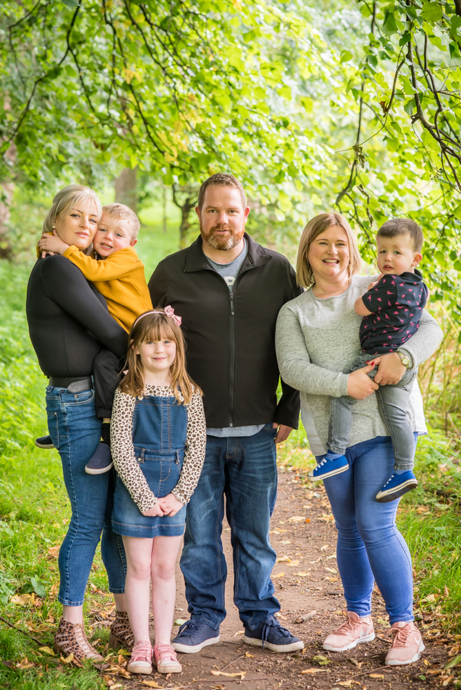 Full family portrait, Carlisle photographers