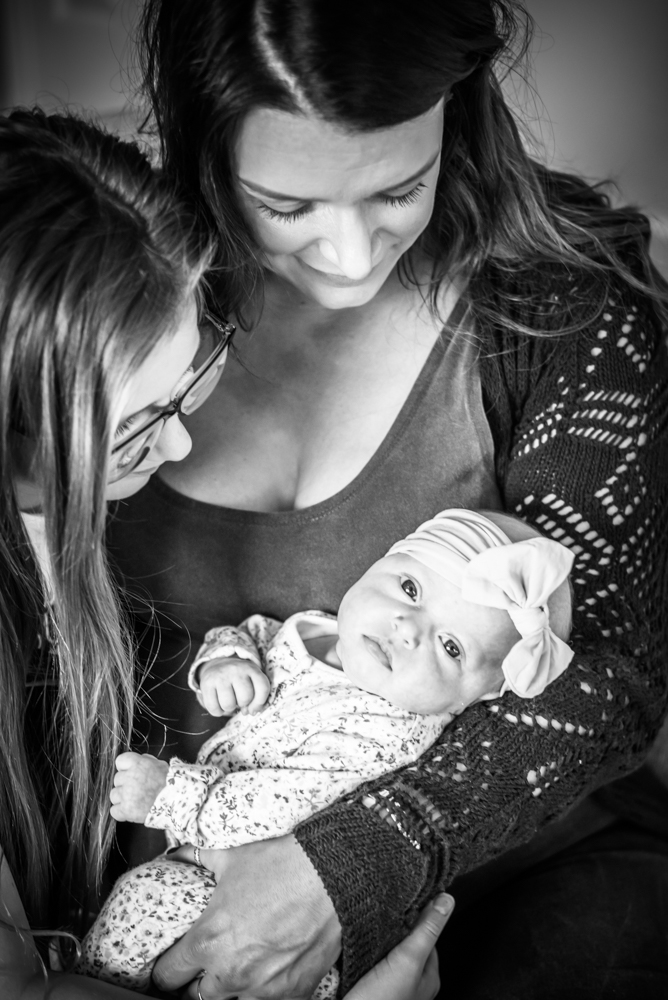 cuddles with Mum and sister, newborn photographer Cockermouth