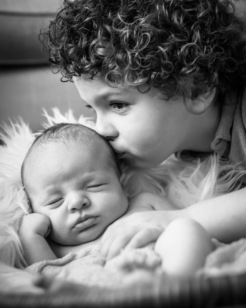 Brothers newborn portraits, Cockermouth baby photographer
